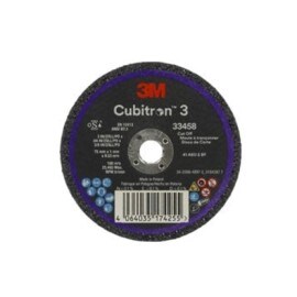 four 3M Cubitron 3 cutting and grinding wheels