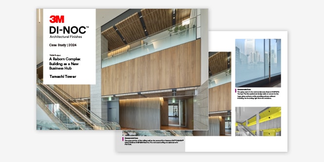 Tamachi Tower: 3M&amp;amp;trade; DI-NOC&amp;amp;trade; Architectural and FASARA&amp;amp;trade; Glass Finishes