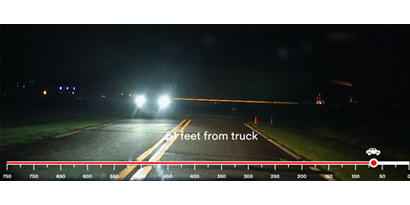 Truck with Reflective Markings