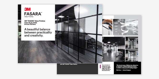 Innova Kitchens: 3M&amp;trade; FASARA&amp;trade; Glass Finishes