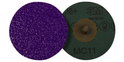 Disc abrasives attachment for weld grinding
