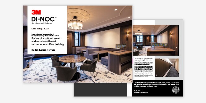 Kudan Kaikan Terrace: 3M&amp;trade; DI-NOC&amp;trade; Architectural Finishes