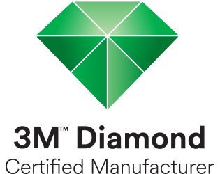 A green diamond with white lines