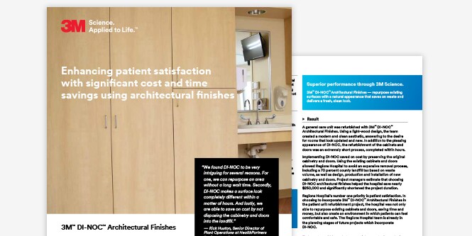 HealthPartners Regions Hospital: 3M&amp;trade; DI-NOC&amp;trade; Architectural Finishes
