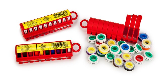 3M wire marker dispensers and rolls
