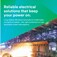 Brochure cover Metal processing, welding sparks