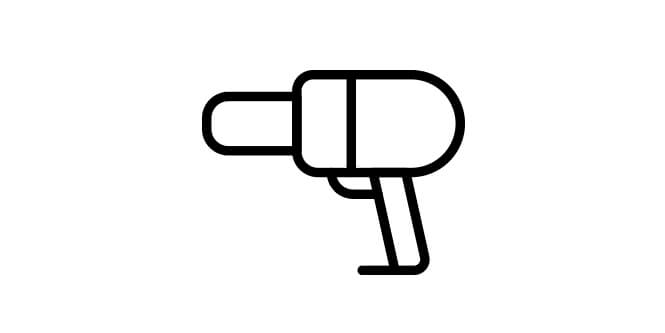 heat gun icon
